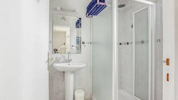 Hair dryer, towels