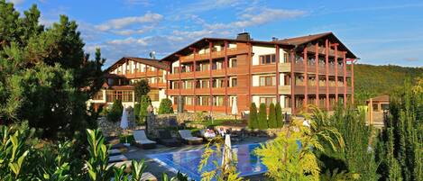 Indoor pool, a heated pool
