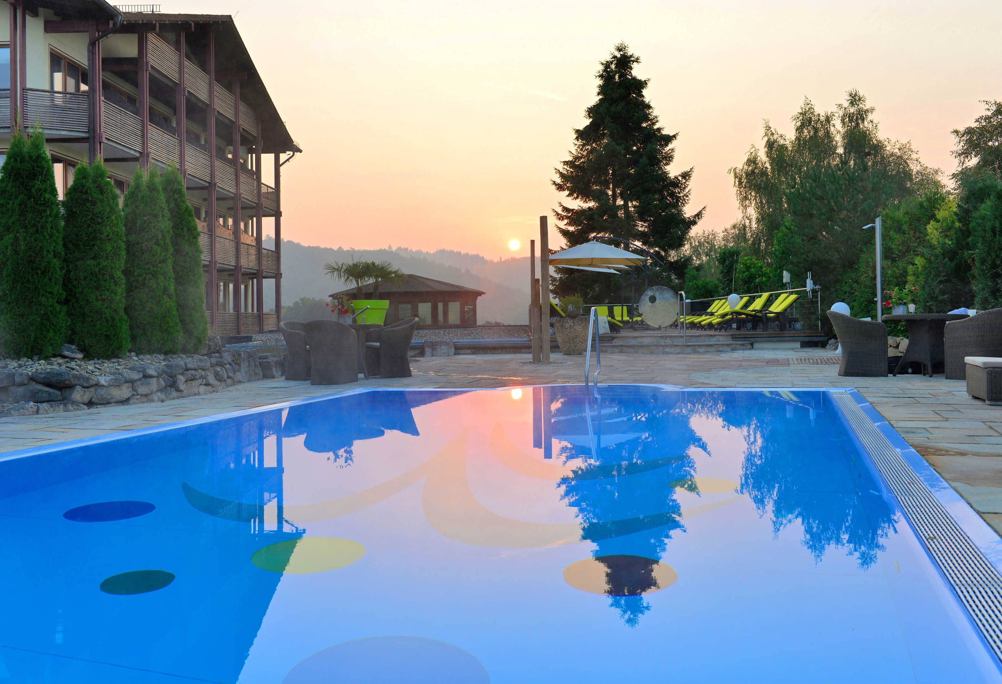 Indoor pool, a heated pool