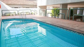 Indoor pool, outdoor pool