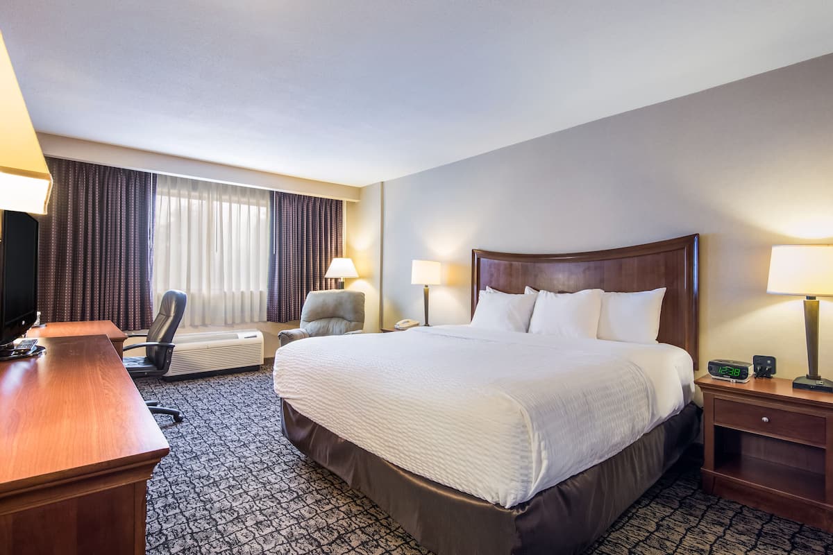 Business Room | Hypo-allergenic bedding, in-room safe, blackout drapes