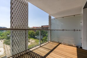 Appartamento, 2 camere da letto, balcone, vista fiume | Balcone