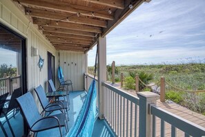 Terrace/patio - Beachfront Bliss in NMB - 2BR/2BA | First Floor | Pool | Steps to the Sand (North Myrtle Beach)