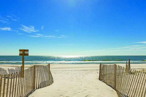 Beach View from the Gulfside Townhomes Deck