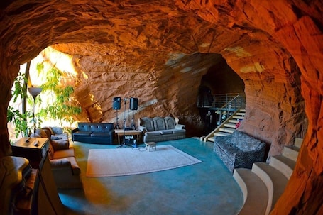 Interior. The Bedrock Homestead