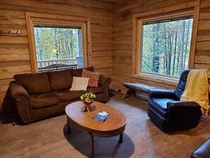 Smart TV, books - NC cabin for rent - Sanctuary at Big Pine (Marshall)