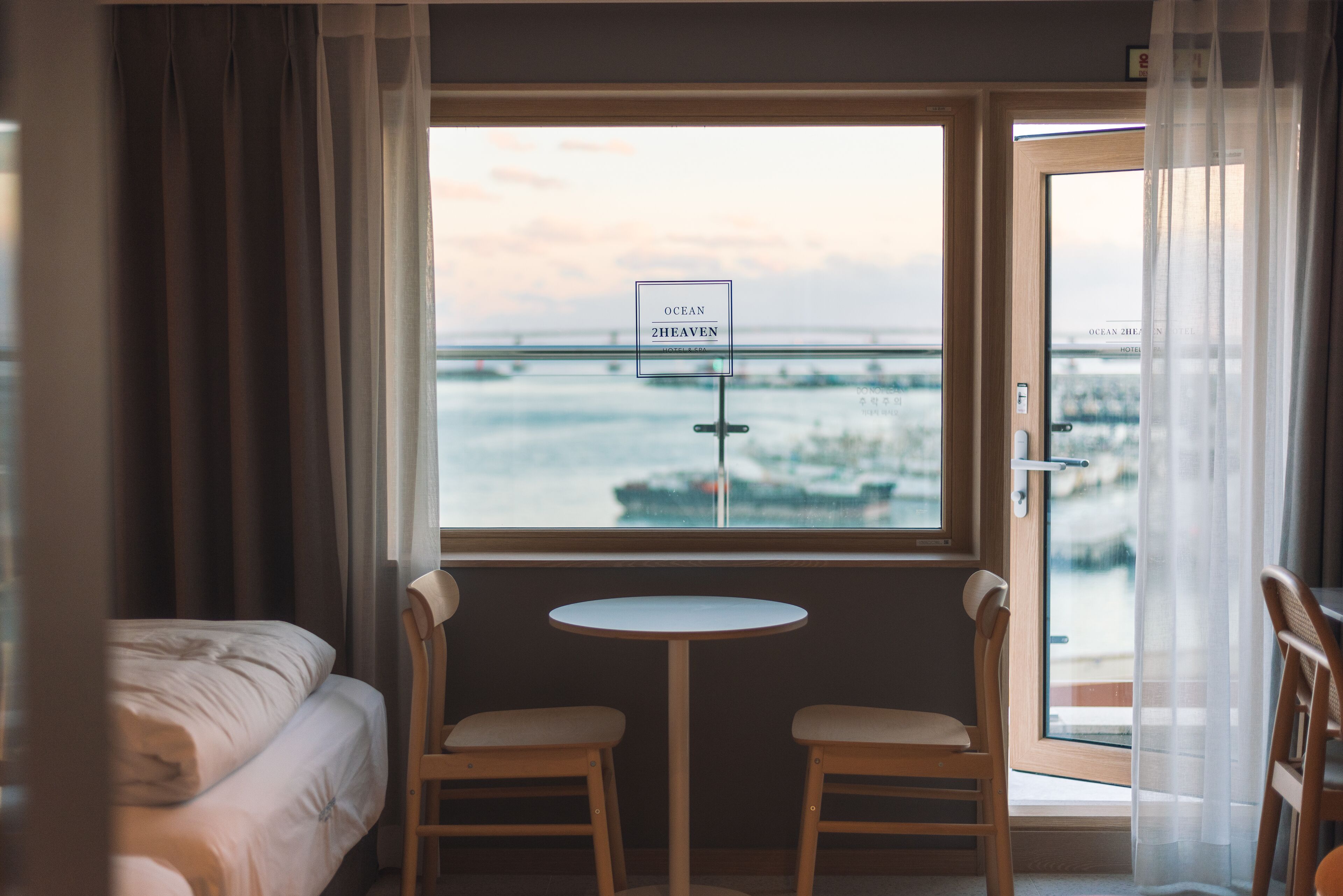 ocean view balcony twin room | 1 bedroom, premium bedding, in-room safe, individually decorated