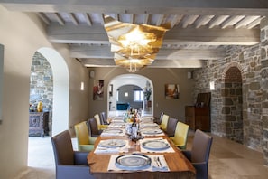Dining - Wonderful private villa for 12 people with private pool, WIFI, A/C, close to Greve In Chianti (Radda In Chianti)