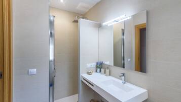 Shower, hair dryer
