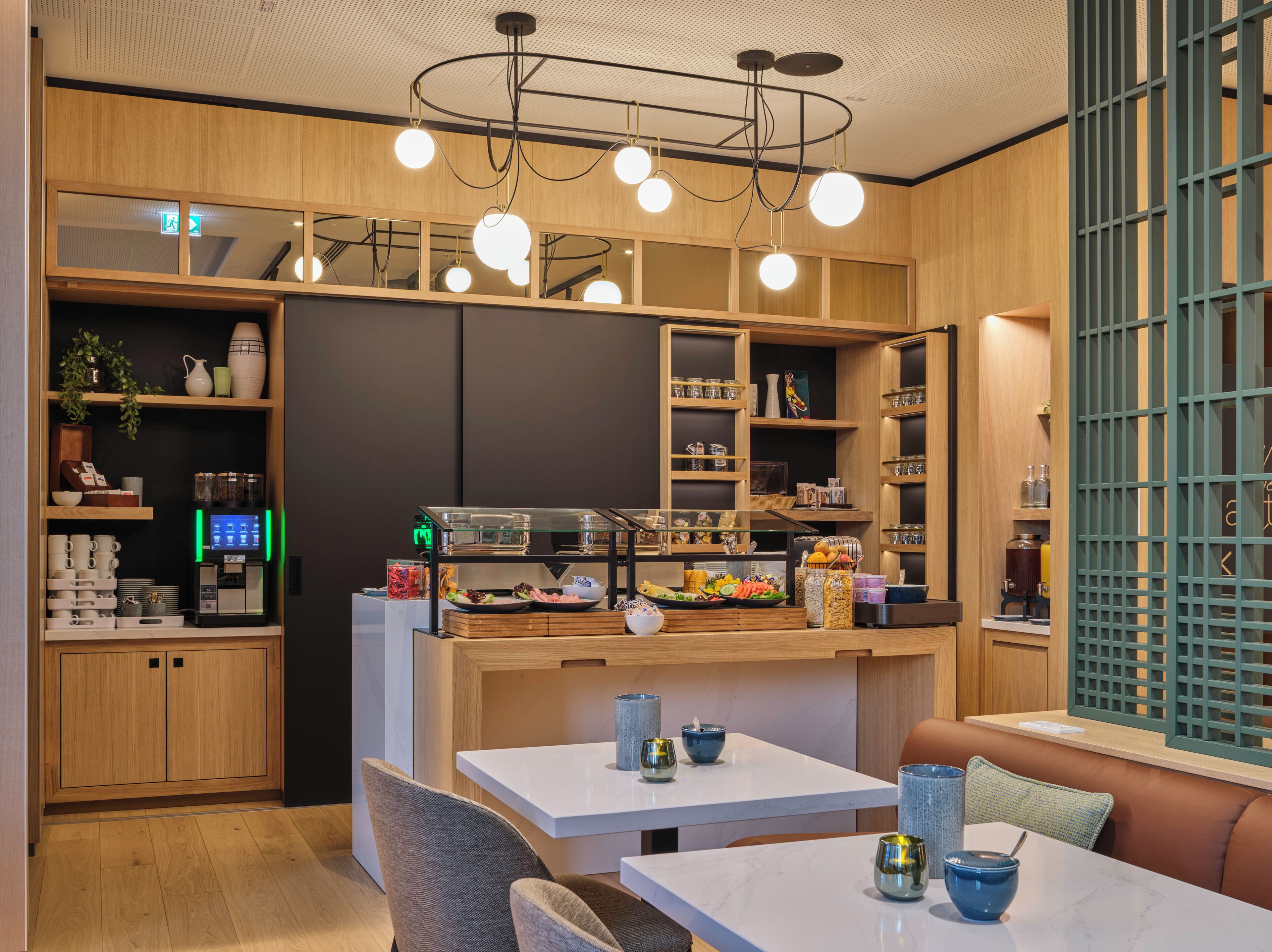 Daily buffet breakfast (EUR 21 per person)