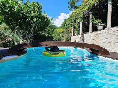 Chalet de Tahiti -  unique architecture   swimming pool and lovely views