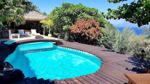 Chalet de Tahiti -  unique architecture   swimming pool and lovely views