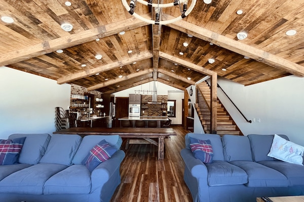 Main living area with kitchen