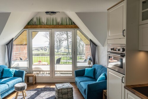 Ostseeblick - 1. OG, Balkon, Dusche, Waschmaschine, Schwimmbad, Infrarotkabine