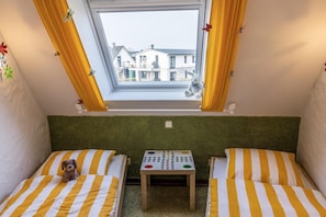 2 chambres, lit parapluie, Wi-Fi gratuit, draps fournis
