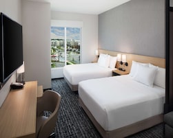 Room (2 Queen Beds with Sofa Bed) | Free WiFi, bed sheets