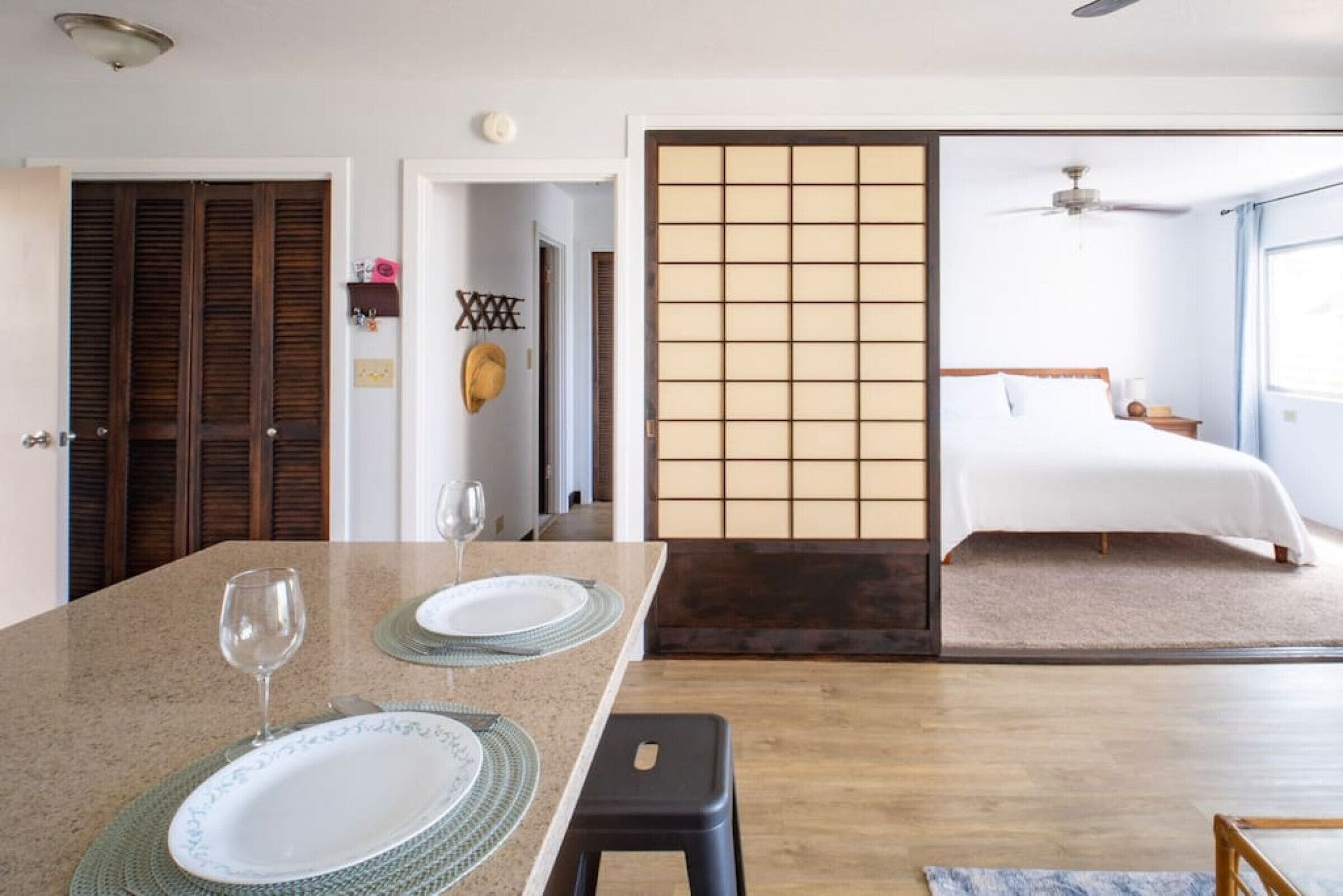 1 sovrum, strykjärn/strykbräda, gratis wi-fi och sängkläder