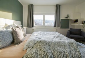 1 makuuhuone, silitysrauta/-lauta, ilmainen Wi-Fi, vuodevaatteet