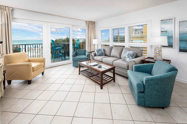 Smart TV, offices - Sea Oats 301/🌊Gulf Front/ 🏖️Beach Service (Fort Walton Beach)