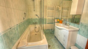 Apartment (One-Bedroom Apartment with Terrace an) | Bathroom - Apartment Villa Molina (Zupa dubrovacka)