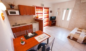 Apartment (Two Bedroom Apartment -Terrace and Se) | Private kitchen | Fridge