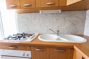 Apartment (Two Bedroom Apartment with Terrace - ) | Private kitchen | Fridge
