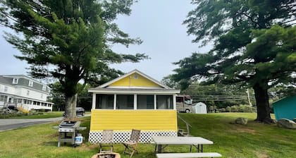 Lakefront Yellow Cottage
