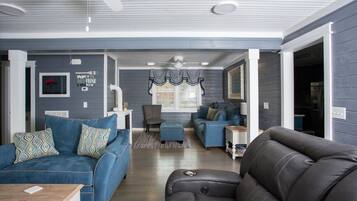 TV connectée, cheminée