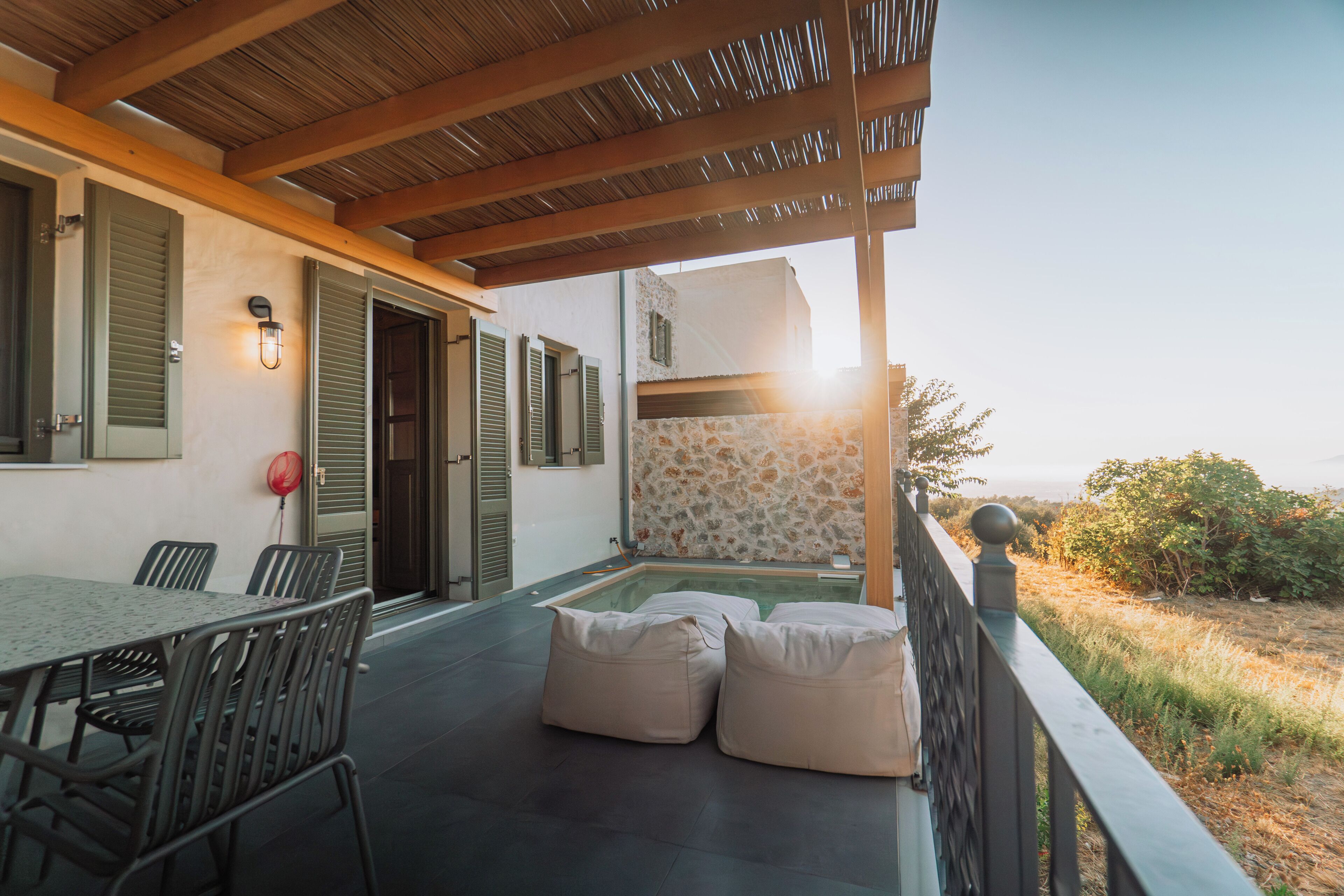 Villa with Private Outdoor Tub and Panoramic View | Terrace/patio