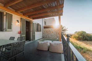 Villa with Private Outdoor Tub and Panoramic View | Terrace/patio - Villa Rosa - Luxury Villas with Panoramic Views (Kos)