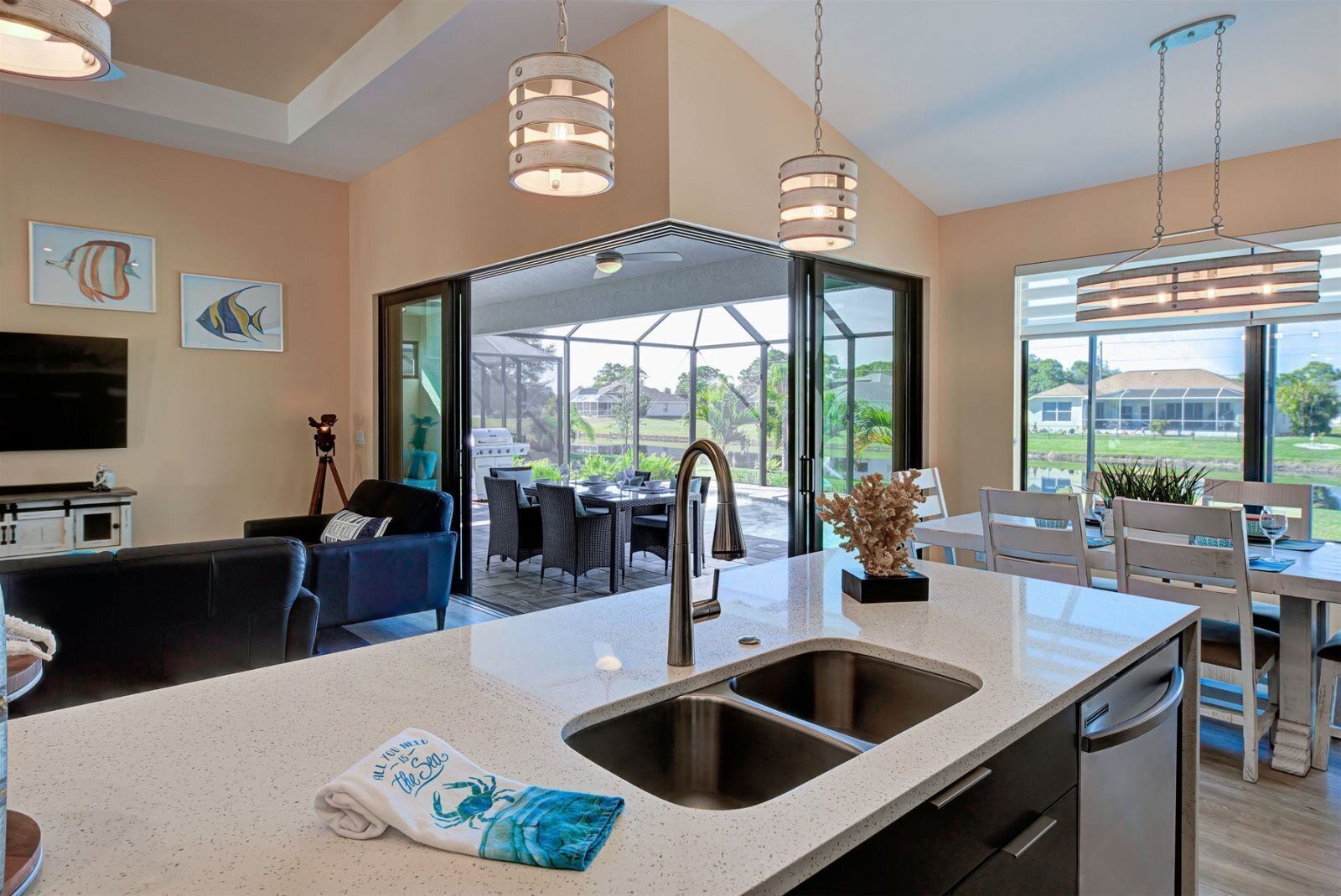 獨棟房屋 (Blue Bayou) | 私人廚房 | 電冰箱、微波爐、爐台、洗碗機