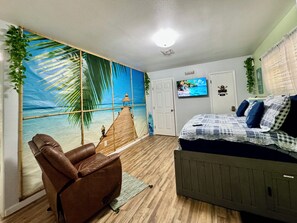 1 Schlafzimmer, Bügeleisen/Bügelbrett, kostenloses WLAN, Bettwäsche