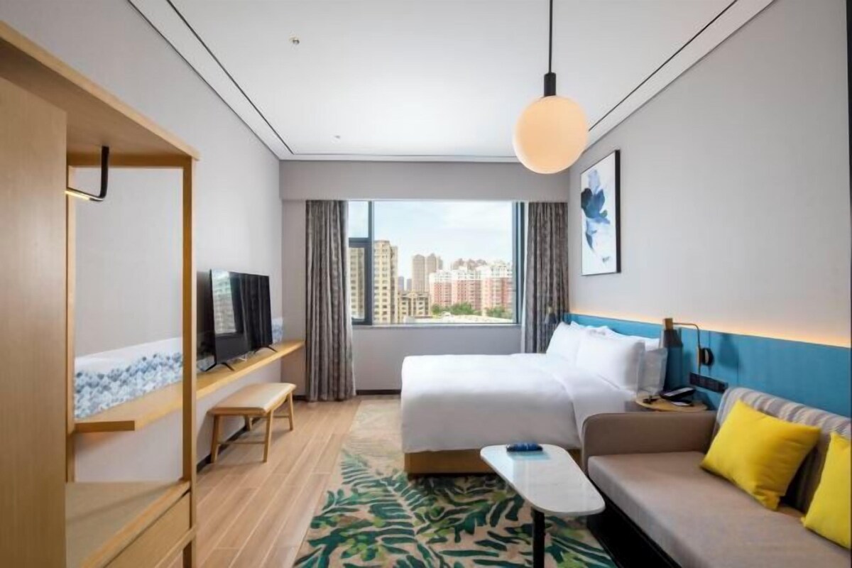 Roupas de cama premium, edredons de pluma, cofres nos quartos