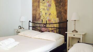 2 室のベッドルーム、WiFi、ベッドシーツ