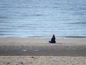 Tæt på stranden, badehåndklæder