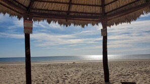 Beach nearby, beach towels