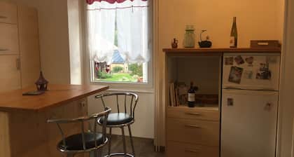 Rents a double room in a large house