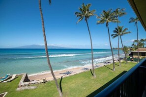 Plage, chaises longues, serviettes de plage