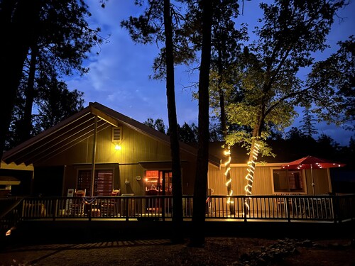 Updated cabin under the tall pines with Starlink 🌲 Uncle Buck’s Cabin 🦌
