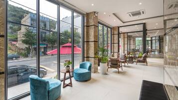 Lobby sitting area