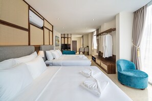 Presidentiële studio suite | Luxe beddengoed, Select Comfort-bedden
