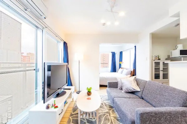 Apartment, Non Smoking | Living room | Flat-screen TV - Eve (Sapporo)