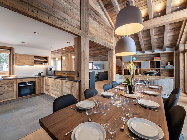 Dining - Luxury chalet with pool and sauna in Courchevel (Courchevel 1550)