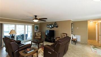 TV connectée, cheminée