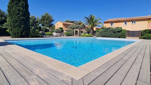Mini villa Messicana. 5 pers,  piscine, 500 m plage