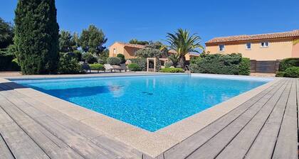 Mini villa Messicana. 5 pers, piscine, 500 m plage