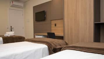 Executive Quadruple Room | Minibar, individually furnished, soundproofing, free WiFi