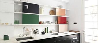 Luxury modernist design townhouse with garden