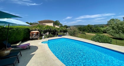 Family holiday home, PRIVATE POOL, excellent entertaining space and close to a busy rural village.