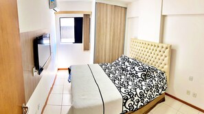 1 habitación, tabla de planchar con plancha, wifi y ropa de cama 